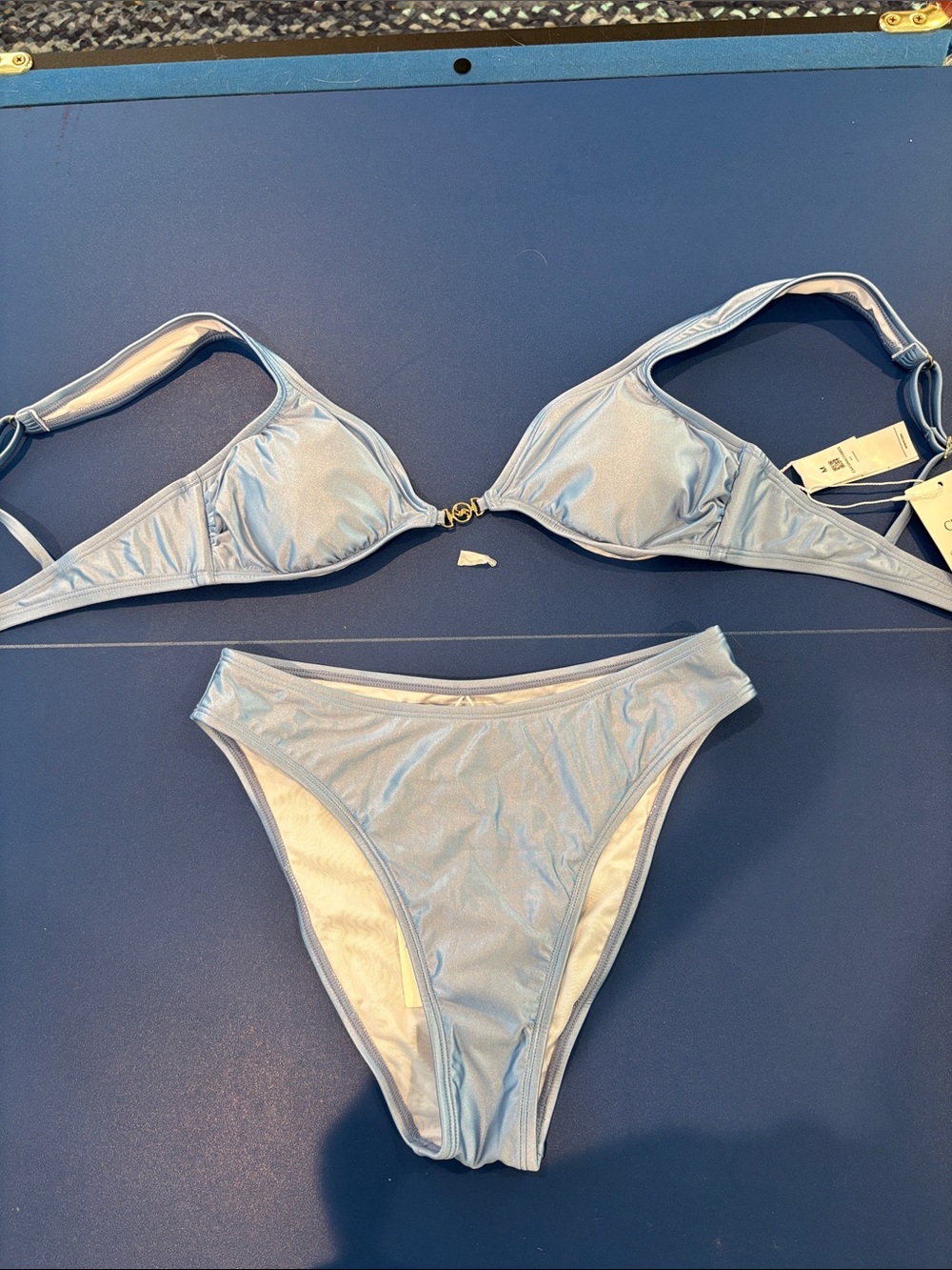 Cupshe Light Blue Women's Bikini Set